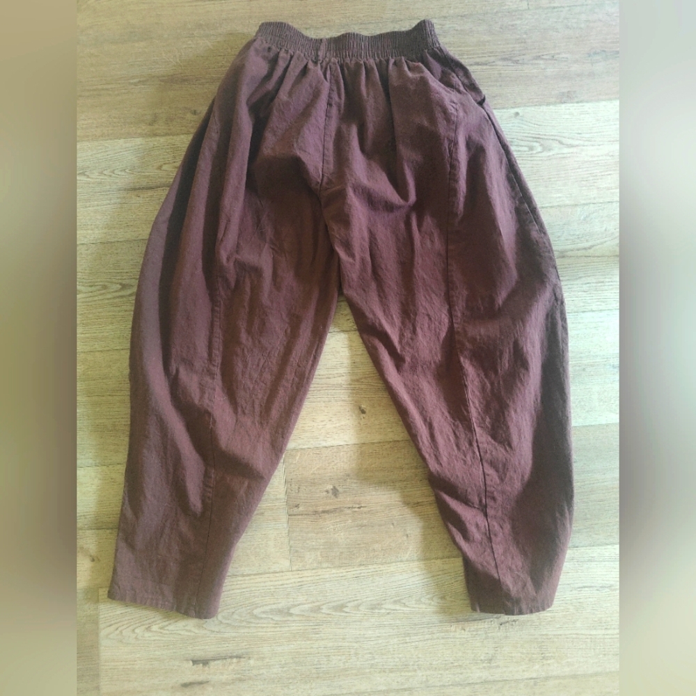 Reddish Brown Harem Pants